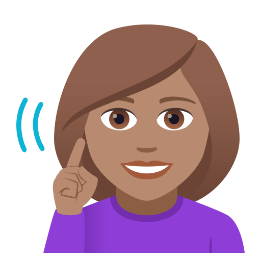 Deaf Woman: Medium Skin Tone, the design in this release
