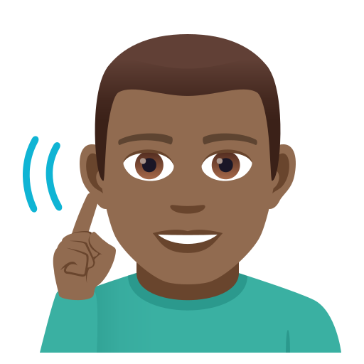 Deaf Man: Medium-Dark Skin Tone, the design in this release