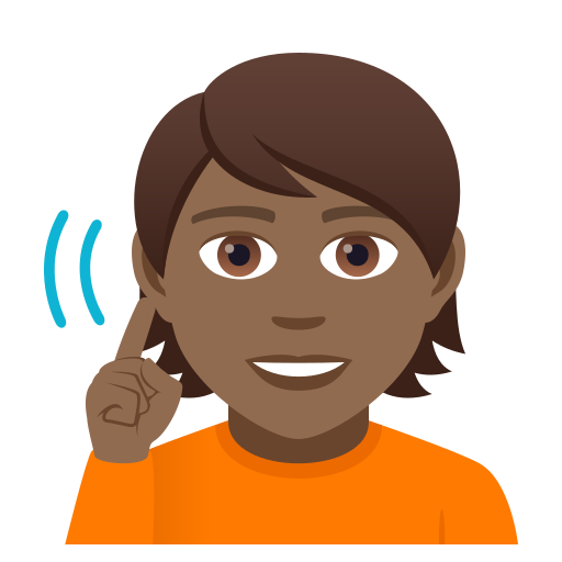 Deaf Person: Medium-Dark Skin Tone, the design in this release