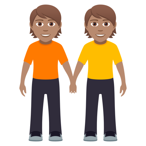 People Holding Hands: Medium Skin Tone, the design in this release