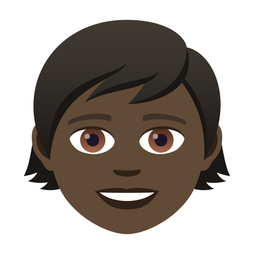 Child: Dark Skin Tone, the design in this release