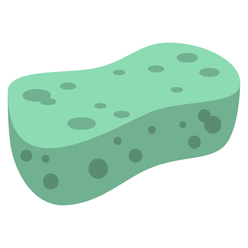 Schwamm as drawn by JoyPixels in 5.0