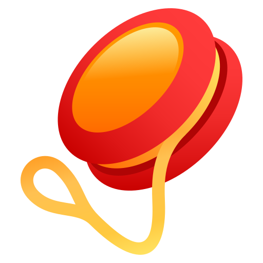 Yo-Yo as drawn by JoyPixels in 5.0