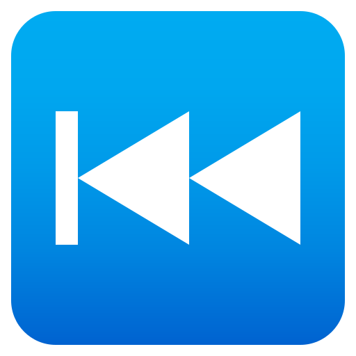 Last Track Button as drawn by JoyPixels in 5.0