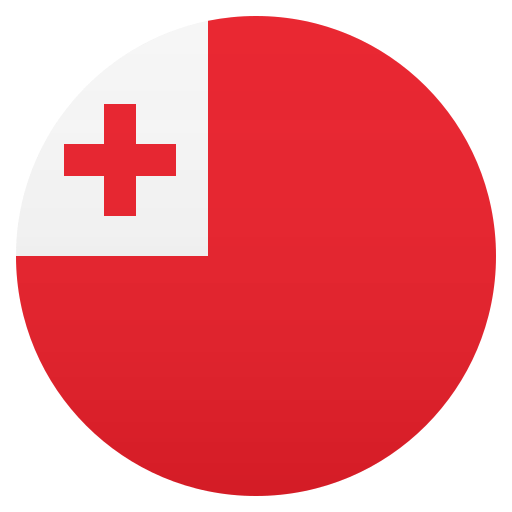 Drapeau : Tonga as drawn by JoyPixels in 5.5