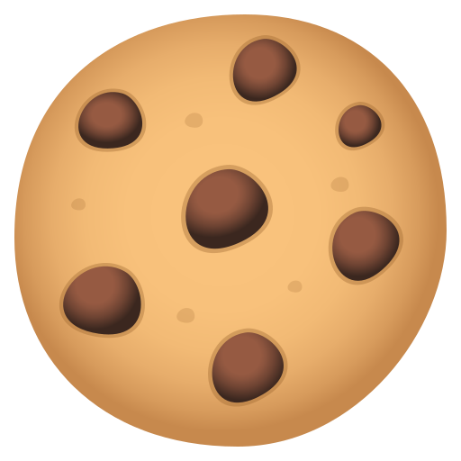 Cookie as drawn by JoyPixels in 5.5