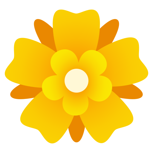 Roseta as drawn by JoyPixels in 5.5