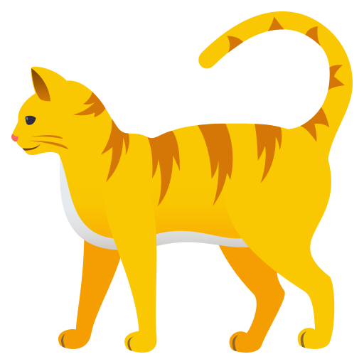 고양이 as drawn by JoyPixels in 5.5