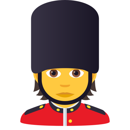 Guard as drawn by JoyPixels in 5.5