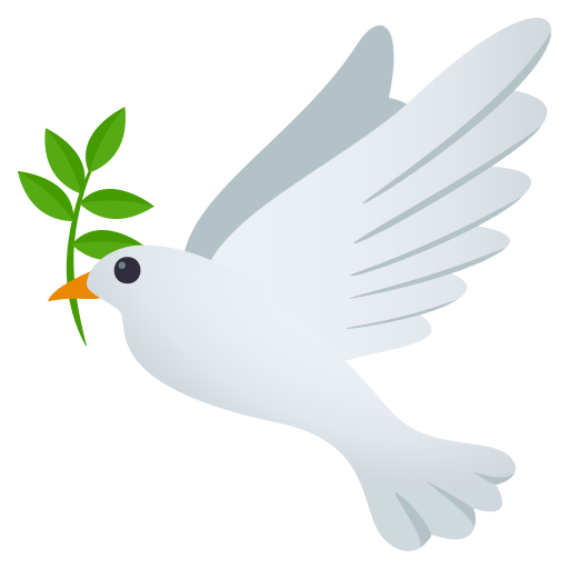 Dove as drawn by JoyPixels in 5.5