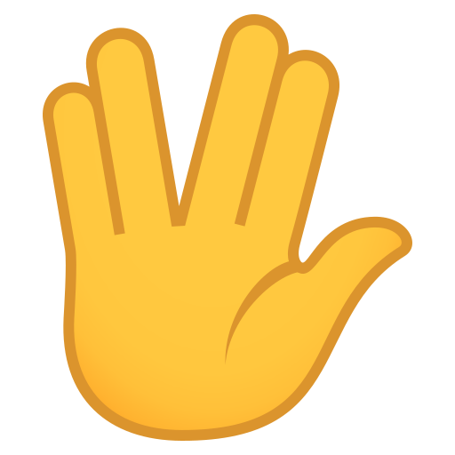 Vulcan Salute, the previous design