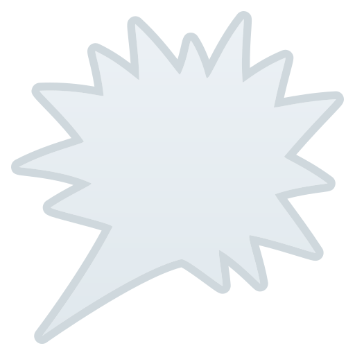 فقاعة غضب يمنى as drawn by JoyPixels in 5.5