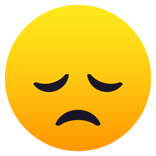 Disappointed Face, the previous design