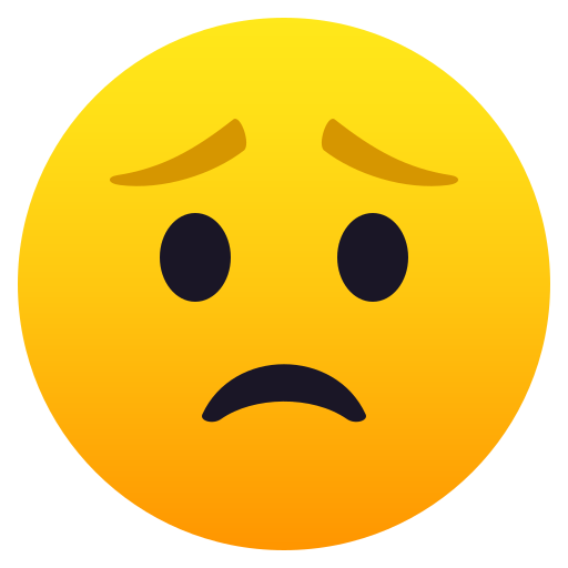 Worried Face, the previous design