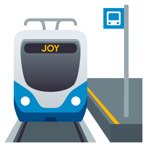 Station as drawn by JoyPixels in 5.5