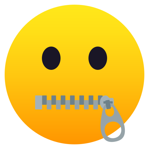 Zipper-Mouth Face, the previous design