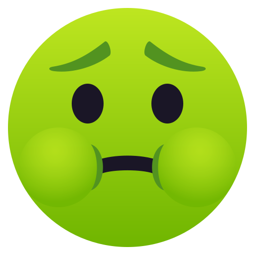 Nauseated Face, the previous design