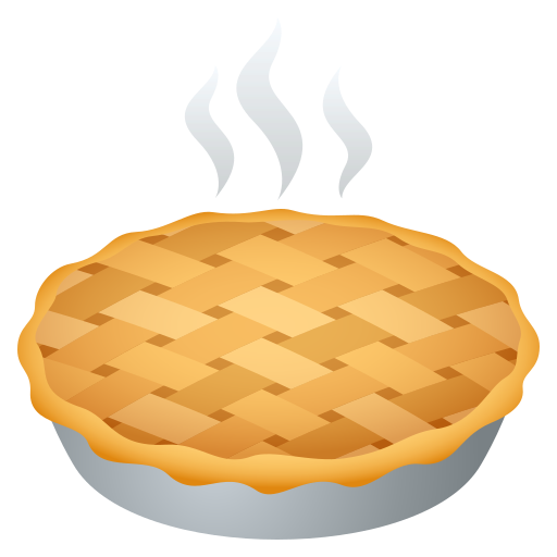 Pie as drawn by JoyPixels in 5.5