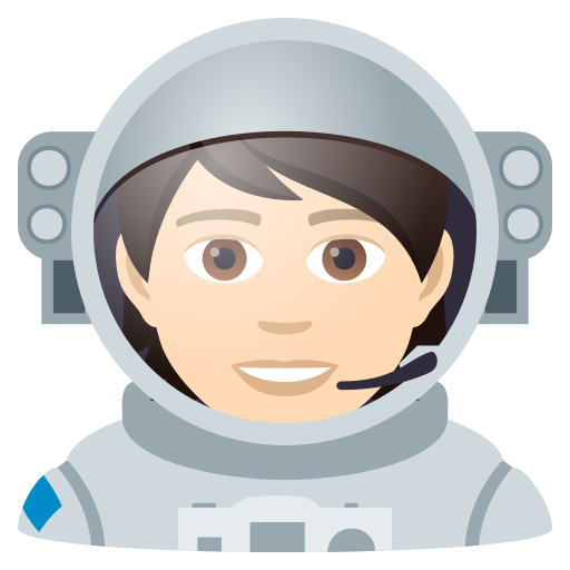 Astronaut: Light Skin Tone, the design in this release