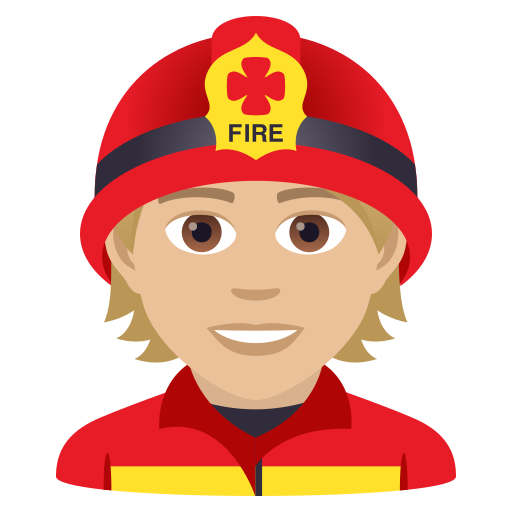Firefighter: Medium-Light Skin Tone, the design in this release