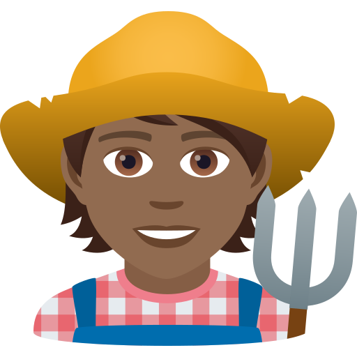 Farmer: Medium-Dark Skin Tone, the design in this release