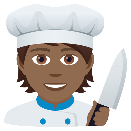 Cook: Medium-Dark Skin Tone, the design in this release