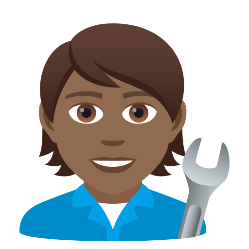 Mechanic: Medium-Dark Skin Tone, the design in this release