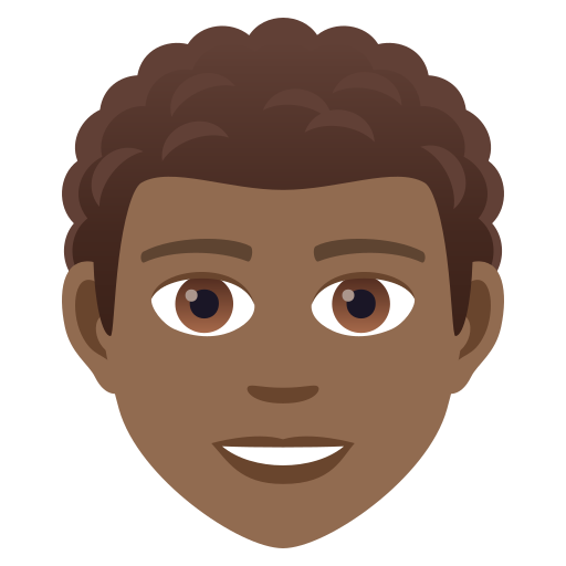 Person: Medium-Dark Skin Tone, Curly Hair, the design in this release