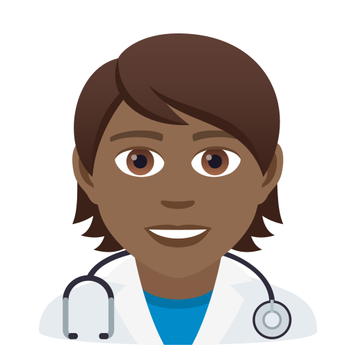 Health Worker: Medium-Dark Skin Tone, the design in this release