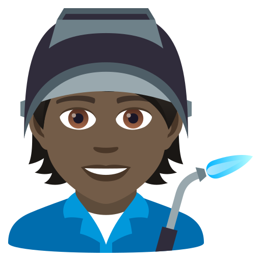Factory Worker: Dark Skin Tone, the design in this release