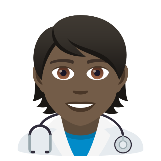 Health Worker: Dark Skin Tone, the design in this release