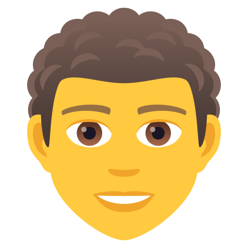 Person: Curly Hair, the design in this release