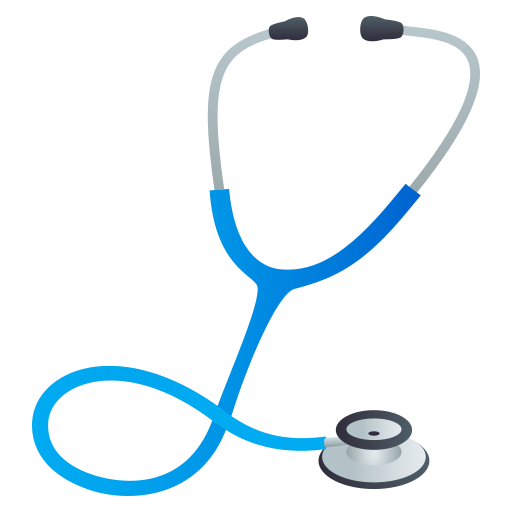 Stethoscope as drawn by JoyPixels in 5.5