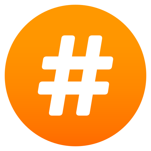 Hash Sign as drawn by JoyPixels in 5.5