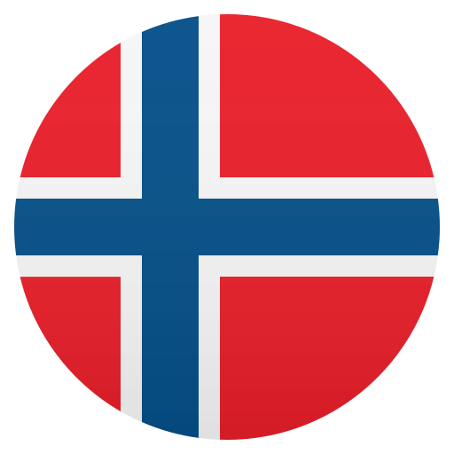 Flag: Norway as drawn by JoyPixels in 6.0