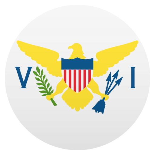 Flag: U.S. Virgin Islands as drawn by JoyPixels in 6.0