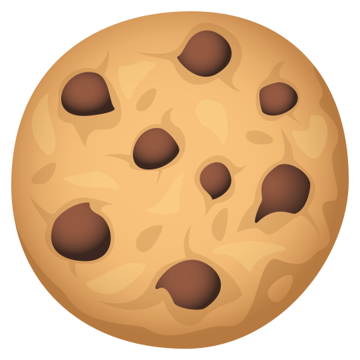 Cookie as drawn by JoyPixels in 6.0
