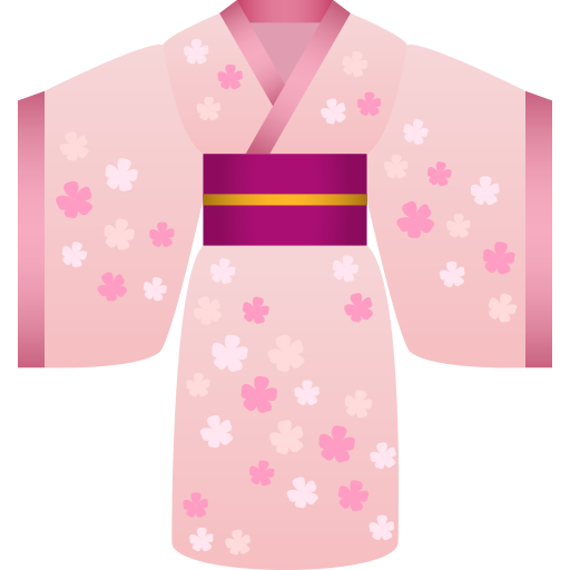 Kimono as drawn by JoyPixels in 6.0