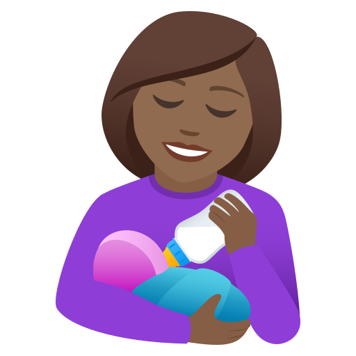Woman Feeding Baby: Medium-Dark Skin Tone, the design in this release