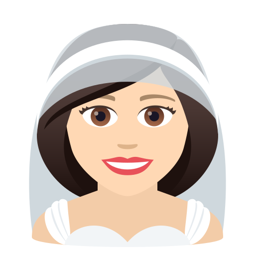 Woman with Veil: Light Skin Tone, the design in this release