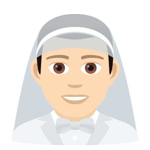Man with Veil: Light Skin Tone, the design in this release