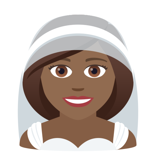 Woman with Veil: Medium-Dark Skin Tone, the design in this release