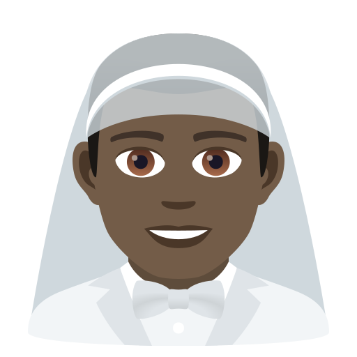 Man with Veil: Dark Skin Tone, the design in this release