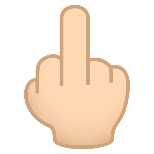 Middle Finger: Light Skin Tone, the design in this release
