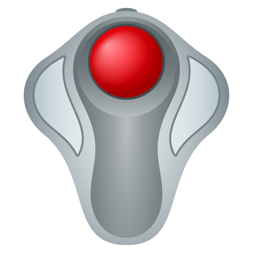 Trackball as drawn by JoyPixels in 6.0