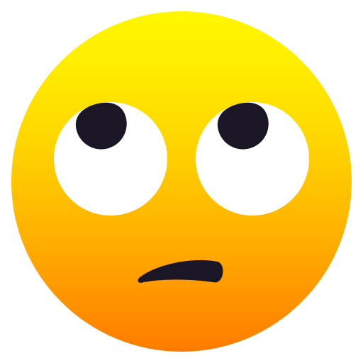Face with Rolling Eyes as drawn by JoyPixels in 6.0