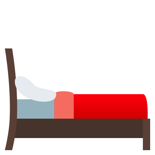 Bed as drawn by JoyPixels in 6.0