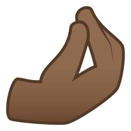 Pinched Fingers: Medium-Dark Skin Tone, the design in this release