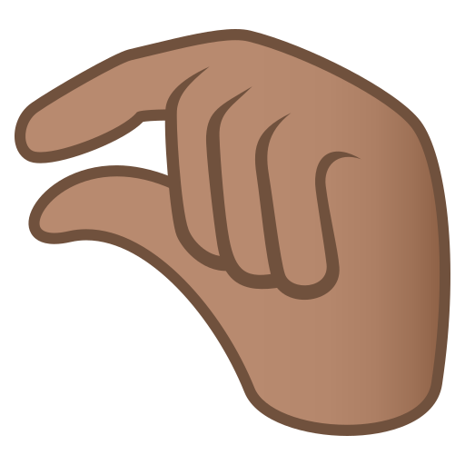 Pinching Hand: Medium Skin Tone, the design in this release