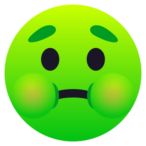 Nauseated Face, the design in this release